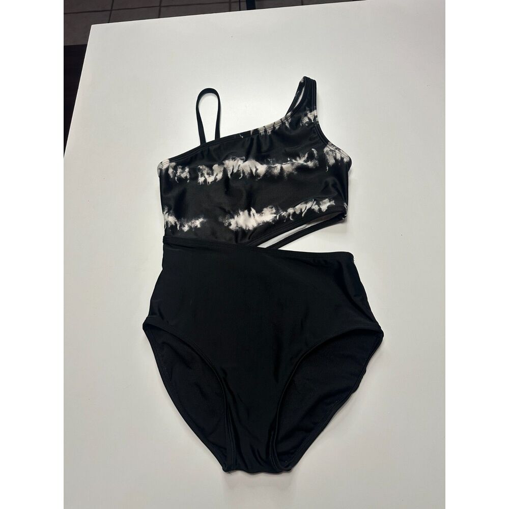 More than Magic girls One Piece Swimsuit Black  Large 10 12